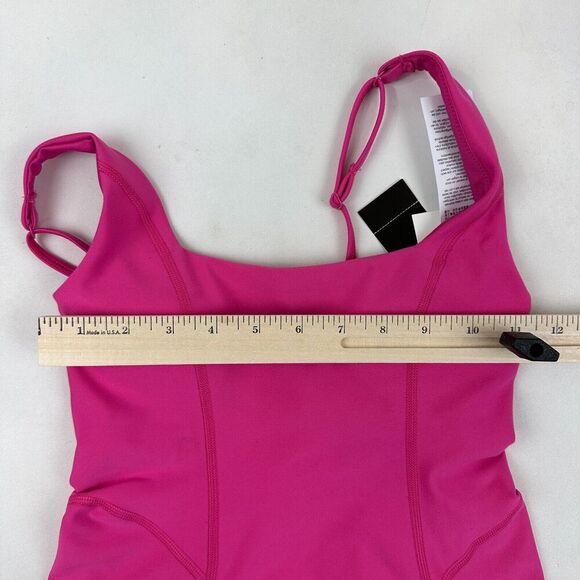 NWT YPB Abercrombie Pink SculptLUX Active Mini Dress Built In Shorts Stretch XXS - Picture 2 of 16